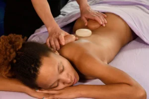 cold stones massage